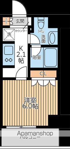 CITY LUX TOBE(1K/3階)の間取り写真