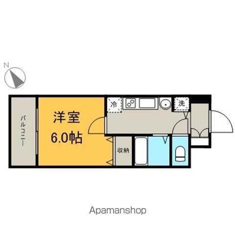 プレサンス新栄リミックス(1K/4階)の間取り写真