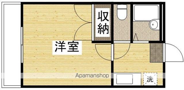 FOR RENT M1(1K/1階)の間取り写真