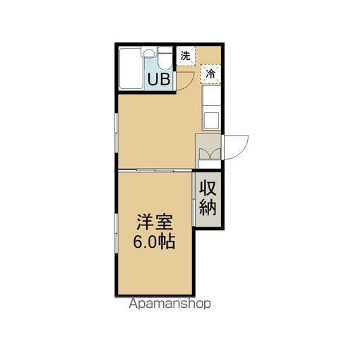 シティハウスローザ(1DK/3階)の間取り写真