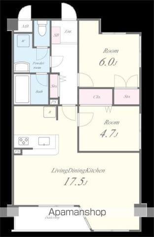BONNE CHANCEII(2LDK/3階)の間取り写真