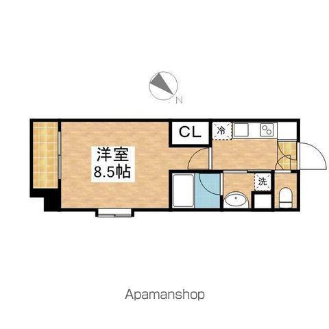 タウンライフ千種(1K/6階)の間取り写真