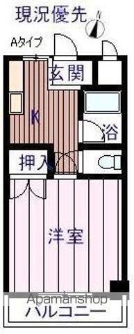 南松永レジデンス(1K/4階)の間取り写真