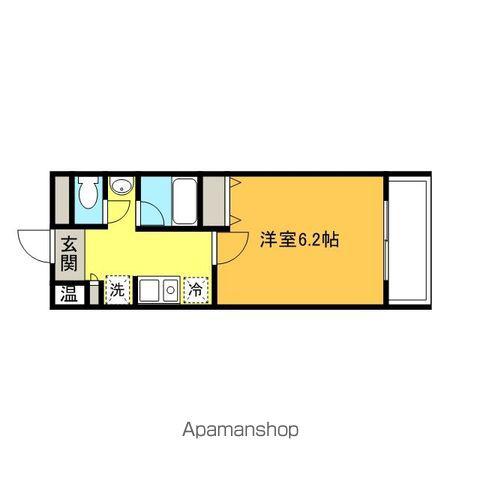 RESIDENCE蛍池(1K/5階)の間取り写真
