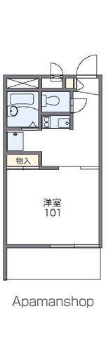 レオパレスサンメッセ(1K/2階)の間取り写真