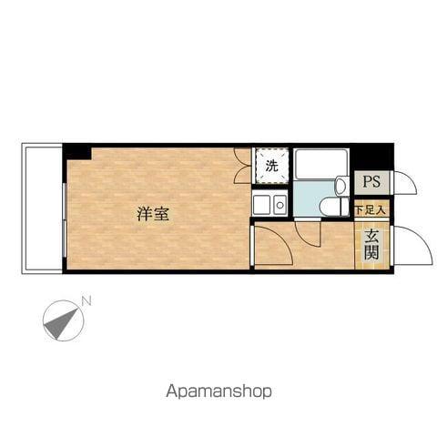 ホーユウコンフォルト神奈川新町(ワンルーム/5階)の間取り写真