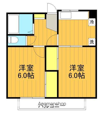 ダイシンハイツ(2DK/1階)の間取り写真