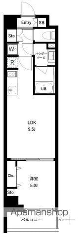アーバンパーク亀戸Ⅱ(1LDK/3階)の間取り写真