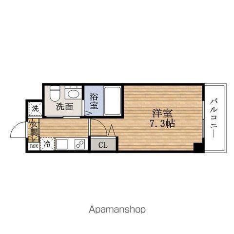 ステージグランデSAKAISUJIHOMMACHI(1K/4階)の間取り写真