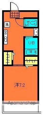 パンシオン空港西(1K/3階)の間取り写真