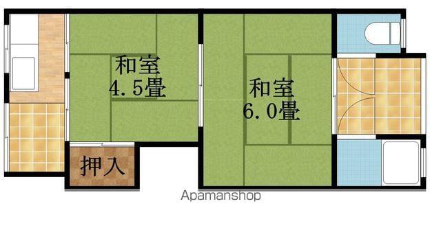 池田文化7号棟(2K/2階)の間取り写真
