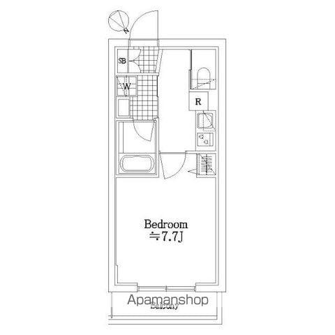 ハーモニーレジデンス池袋メトロゲート(1K/3階)の間取り写真