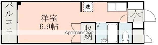 コート本荘(ワンルーム/3階)の間取り写真