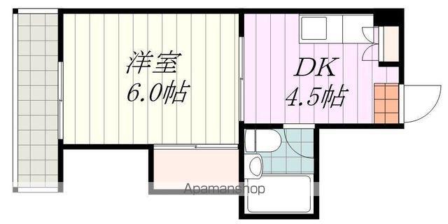 ジョイア壱番館(1DK/3階)の間取り写真