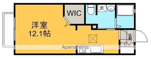 シャーメゾン・アイ(ワンルーム/1階)の間取り写真