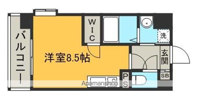 カーサ エンペサール(1K/4階)の間取り写真