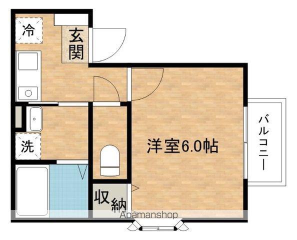 セジュールTANIGAMI(1K/1階)の間取り写真