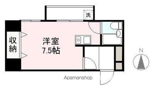 アディオ21(ワンルーム/2階)の間取り写真