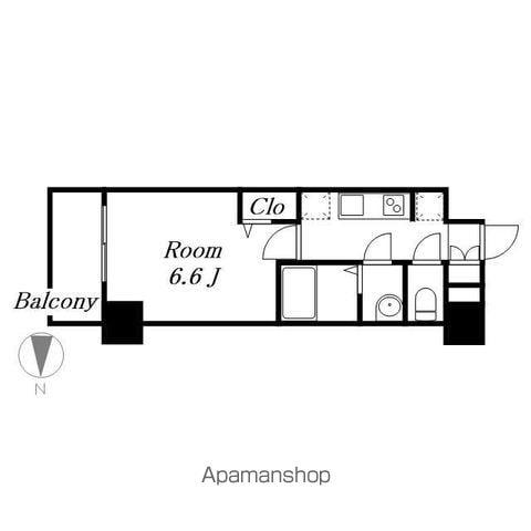 プレサンス大須観音ビザリア(1K/7階)の間取り写真