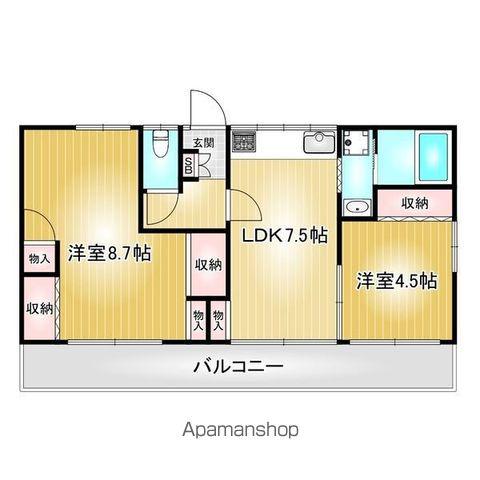 ＪＲ東海交通城北線 比良駅(愛知) 徒歩19分 1階建 築48年(2DK)の間取り写真