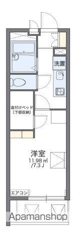 レオパレス虹(1K/2階)の間取り写真