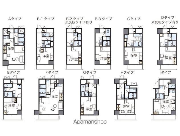 レオパレスFLAT新栄(1K/10階)の間取り写真