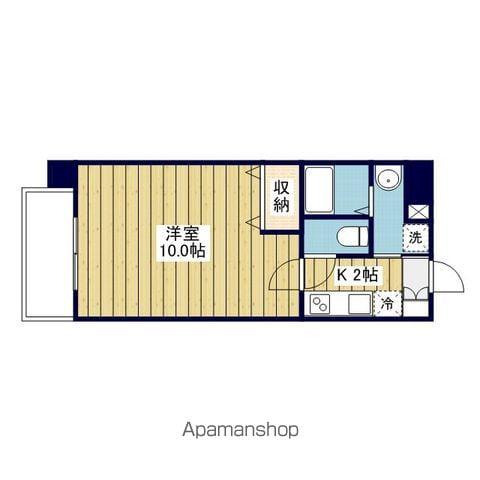 ルラシオン松山高砂(1K/11階)の間取り写真