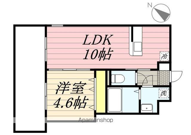 リベリュール(1LDK/11階)の間取り写真