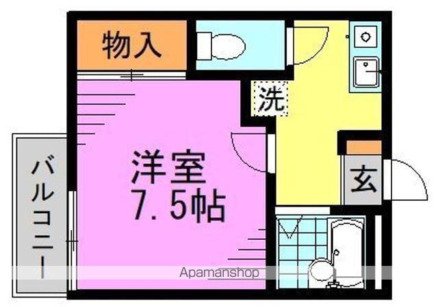 カオパレスNO.23(1K/1階)の間取り写真