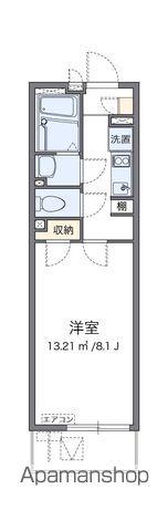 クレイノボンヌシャンス(1K/1階)の間取り写真
