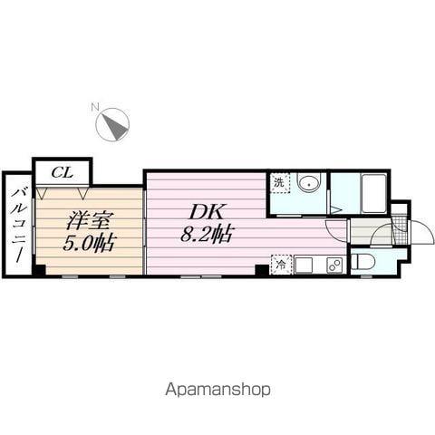 PARK HILLS SHINJYUKU(1LDK/4階)の間取り写真