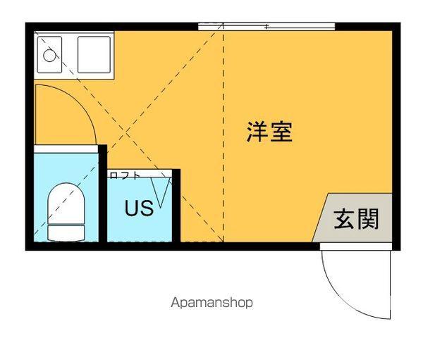 グレース ラテール(ワンルーム/2階)の間取り写真