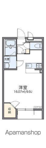 レオネクストジュネスⅦ(1K/1階)の間取り写真