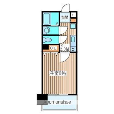 シティマンション木町通(1K/7階)の間取り写真