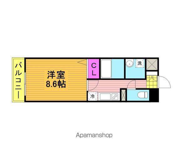 K・ブローテ・柏の葉A(1K/3階)の間取り写真