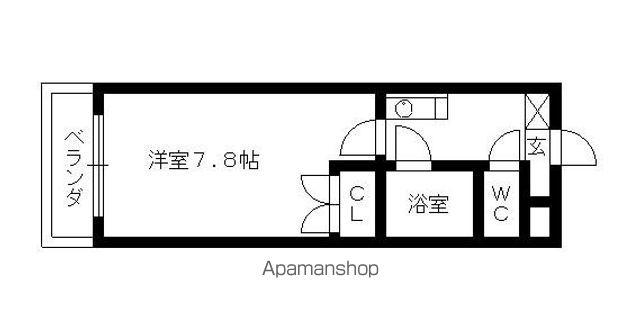 メゾン大橋(1K/3階)の間取り写真