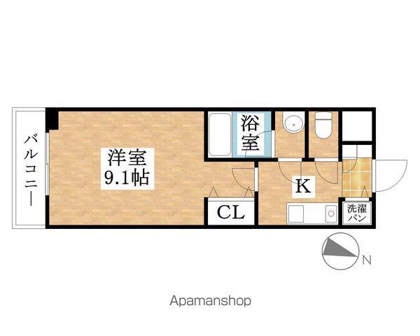 楽美マンション(1K/1階)の間取り写真