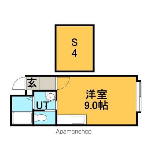 マイハウス前田2(ワンルーム/2階)の間取り写真
