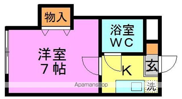 アーバンライフ(1K/1階)の間取り写真