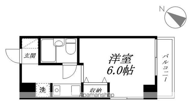 HAIB21(1K/2階)の間取り写真