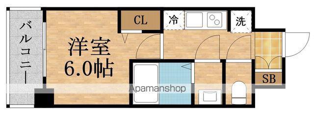 PRESSANCE東三国ENBUREISU(1K/2階)の間取り写真
