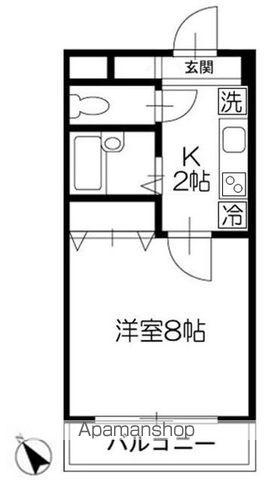 アレックス昱(1K/3階)の間取り写真