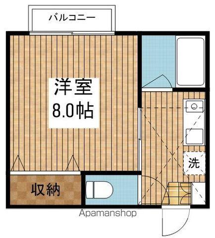 アパートメントハウスルクレール(1K/1階)の間取り写真