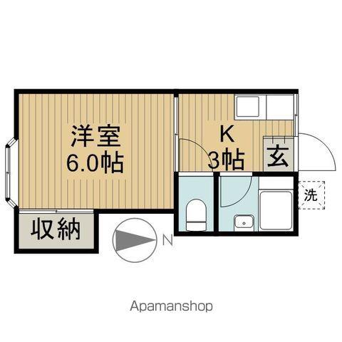 さくらコーポ(1K/1階)の間取り写真