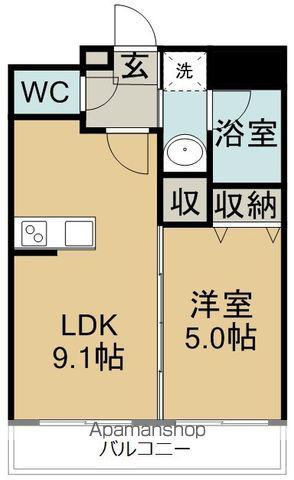 MCHATELET(1LDK/3階)の間取り写真