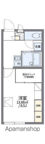 レオパレスNITTA(1K/1階)の間取り写真