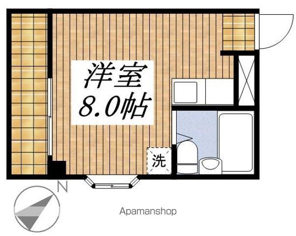 NS・COURT(ワンルーム/2階)の間取り写真