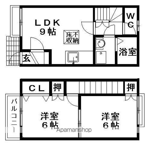 ＡＶＥＮＵＥ長久手(2LDK)の間取り写真