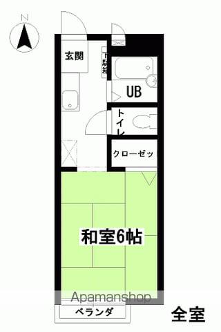 上原ハイツ(1K/2階)の間取り写真