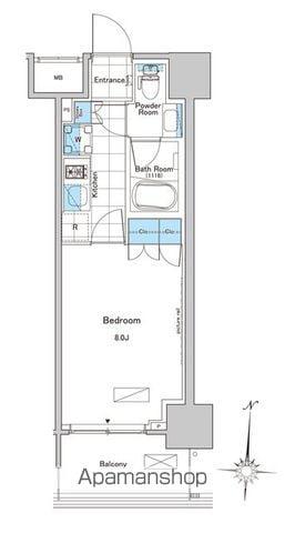 ルフォンプログレ清澄白河プレミア(1K/11階)の間取り写真